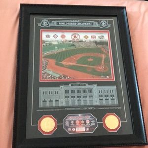 Red Sox World Series Framed Picture